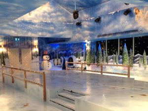 Gallery 22 งานเพ้นท์ห้องจัดเลี้ยงสไตล์เมืองหิมะ (Snow Town)